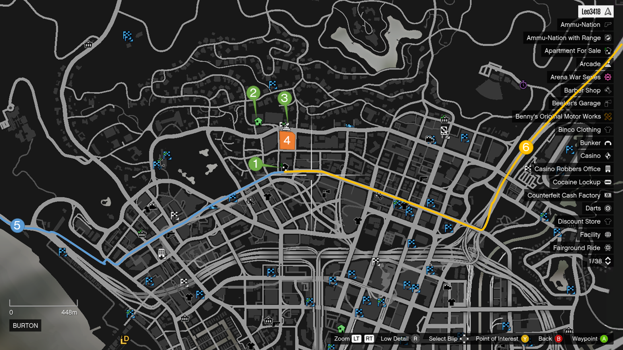 Apartment Locations - GTA Online Guides - Leo3418's Personal Site