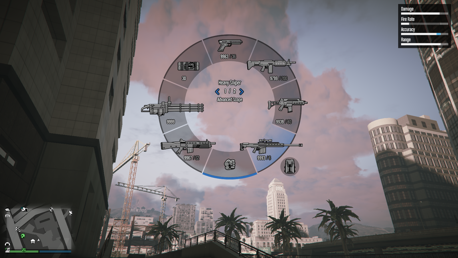 Heavy Sniper in Weapon Wheel