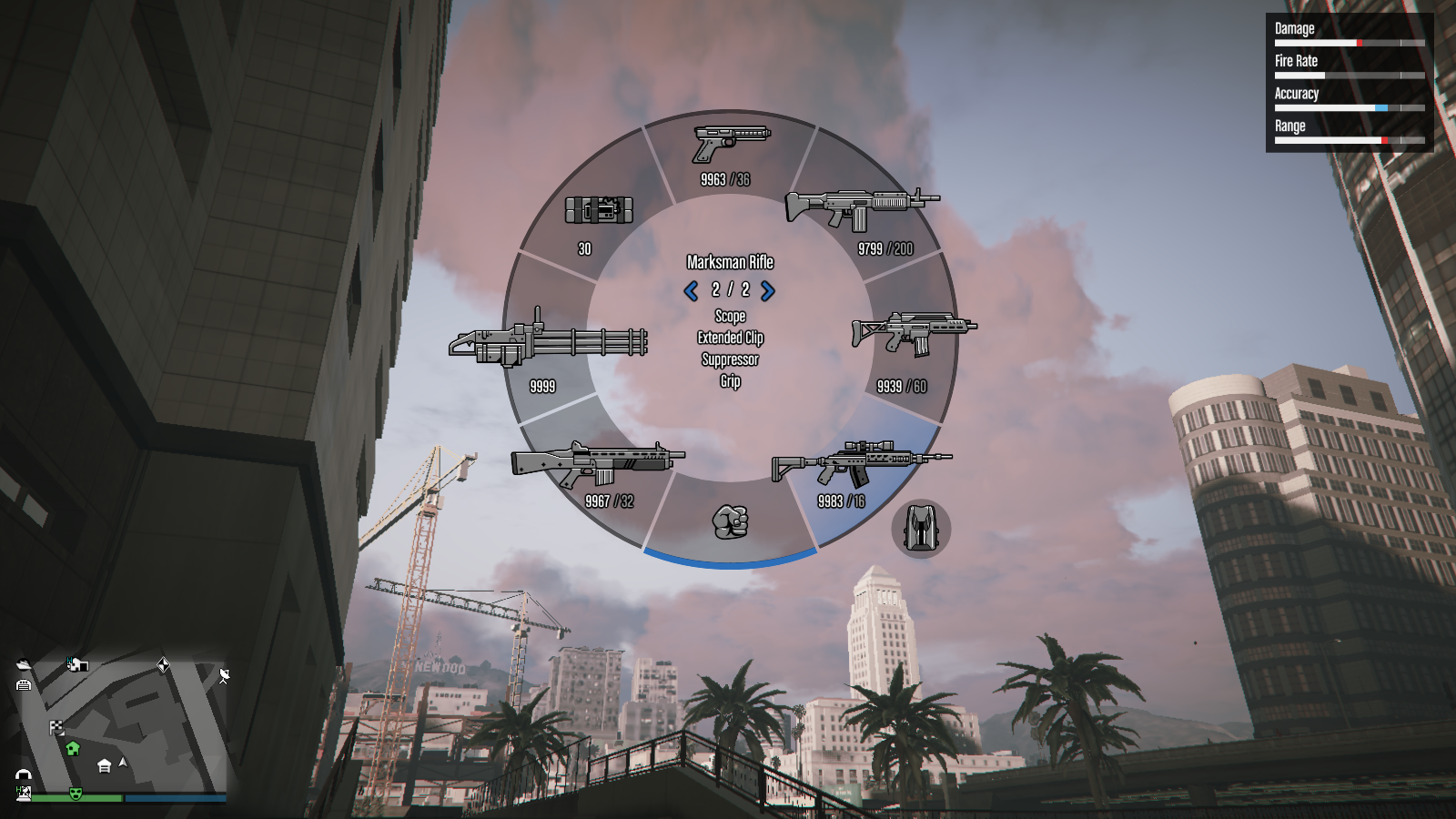 Marksman Rifle in Weapon Wheel