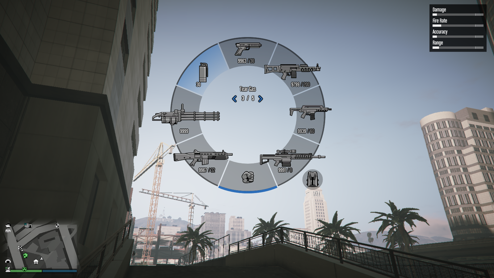 Tear Gas in Weapon Wheel