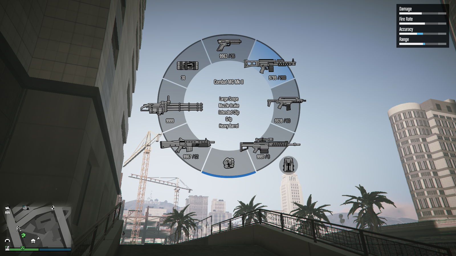 Combat MG Mk II in Weapon Wheel