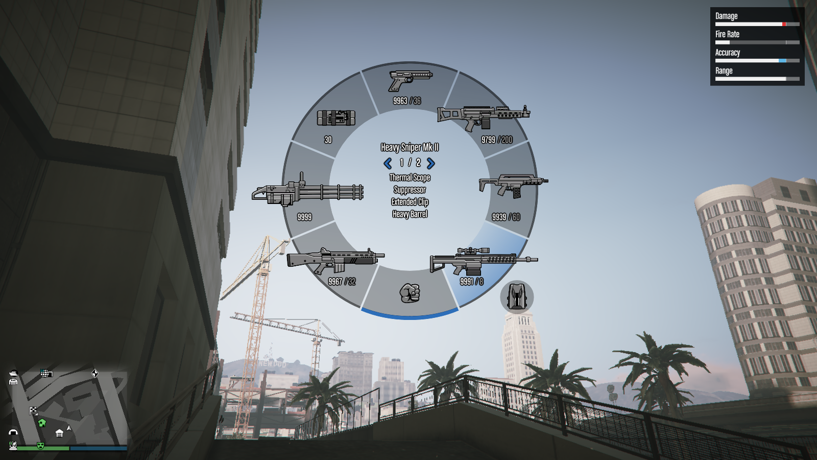 Heavy Sniper Mk II in Weapon Wheel