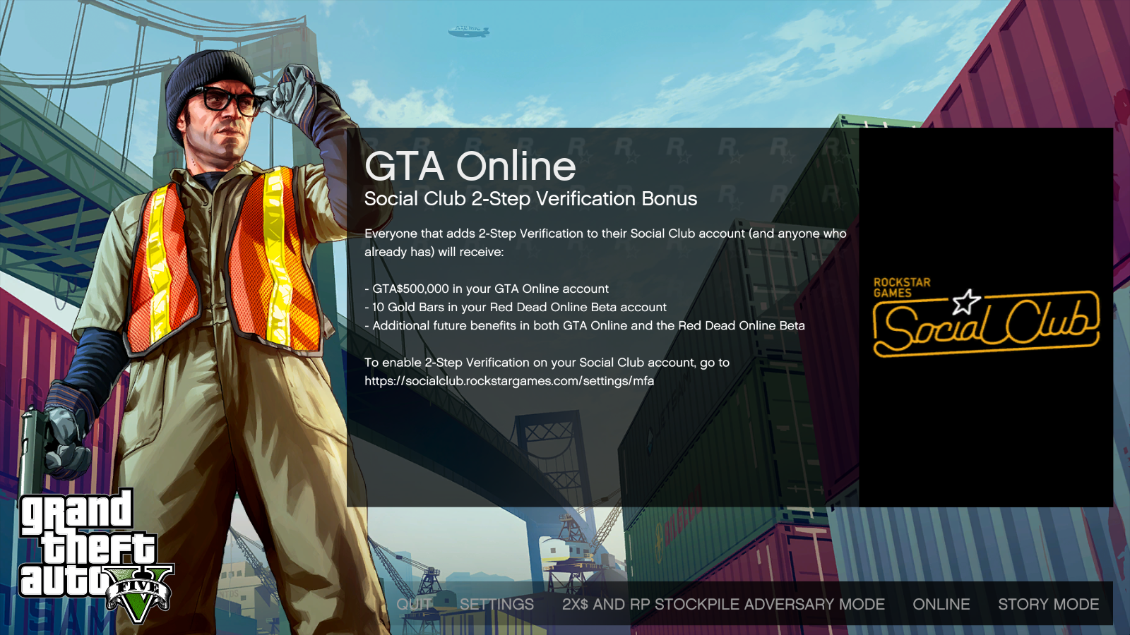 How to login to the Rockstar Social Club in GTA Online: A step-by